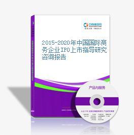 2015-2020年中国国际商务企业IPO上市指导研究咨询报告